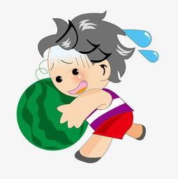 吃瓜少年图片素材下载网