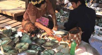 摆地摊男网红吃瓜视频